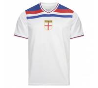 JELEX Retro History Maillot pour homme | Avec logo brodé et manches courtes | Design nostalgique pour les fans de football | Idéal pour les collectionneurs, Angleterre, XL