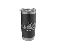 Angleterre Skyline Tower-Bridge State Capital Londres Gobelet isotherme en acier inoxydable double paroi