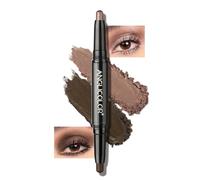 Anglicolor Crayon pour fard à paupières 2 couleurs, crème, ombre à paupières imperméable et mat, longue tenue, maquillage pour les yeux sans rides (03 marron shimmer/expresso)