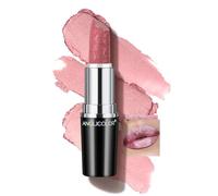 Anglicolor Métallique Briller Rouge A Levre Rose,Rouge A Levres Pailleté À Haut Pigment Sculpted Craft,Rouge À Levre Texture Crémeuse,Rouge À Lèvres Longue Tenue Hydratante (#11 HIP & HIPPIE, 4g)