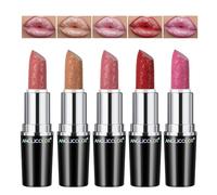 Anglicolor Métallique Briller Rouge A Levre,Rouge A Levres Pailleté À Haut Pigment Sculpted Craft,Rouge À Levre Texture Crémeuse,Rouge À Lèvres Longue Tenue Hydratante (#B, 20g)