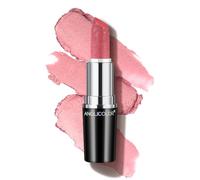 Anglicolor Rouge A Levre Rose Pale Métallique,Formule Crémeuse Hydratante | Rouge à lèvres Nacré,Texture Fondante & Léger,Non Collant,Nude Pink Lipstick,Très pigmenté - Haute couvrance (13 BABY ANGEL)