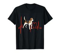 Anglo-Français de Petite Vénerie Chien Battement de Coeur Adorable Fan T-Shirt
