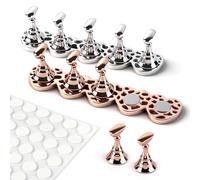 ANGNYA Lot de 2 supports à ongles pour presser, support à ongles à magnétisme puissant pour peindre les ongles avec 200 onglets adhésifs, présentoir à ongles et support d'entraînement pour la maison