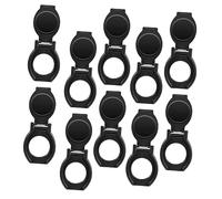 Angoily 1 Ensemble 10 Pièces Capuchon D'objectif Caméra USB Sécurité Internet La Cyber-sécurité Autocollant De Couverture De Caméra Universel Accessoires Sécuritaires Noirwel Black Abdos