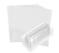 Angoily 1 Ensemble Boite Rangement Boite de Rangement Box de Rangement caisses de Rangement Boã®Tes de Conservation lèvre Porte-Monnaie Bricolage Pochette Transparente Plastique