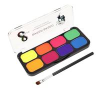 Angoily 1 Ensemble Peinture de couleur de visage pour faire la fête enfants Se maquiller soin du visage pigment corporel maquillage de fête kits de peinture de visage peinture à base d'eau
