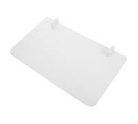 Angoily 1 Ensemble Plaque De Séparation De Bureau Confidentialité Diviseur De Bureau Cloison De Bureau Diviseurs De Bureau Diviseur De Table Séparateurs De Classe PVC Blanche