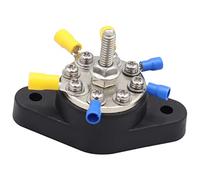 Angoily 1 Jeu De Goujon De Distribution D'Alimentation À 8 Voies Bloc D'Ampli Goujons De Borne Barre Omnibus Double Rail Din Barrière De Prise Barre Omnibus Marine Chargeur