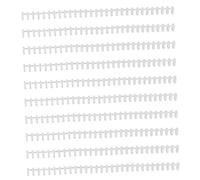 Angoily 1 Jeu De Reliure Plastique Pour Cahiers Accessoires Diy Pour Classeurs Coils De Remplacement 10 Pièces