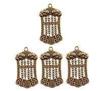 Angoily 1 Jeu Porte Clés Forme De Boulier Lot De Pendentifs Créatifs Pour Décoration De Clés Accessoires Diy Élégants 4 Pièces