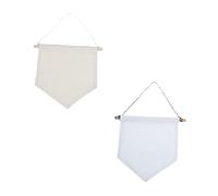 Angoily 1 jeu Présentoir À Broches Pendentif Présentoir À Épingles Toile Suspendue Drapeau Fanion Revers Uni Bannière Drapeau À Clés Vintage Petite Bannière 2 pièces
