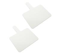Angoily 1 Jeu Tableau Blanc Double Face Effaçable Avec Poignée Planche Interactive Portable Pour Jeux Et Classe Surface Lisse Antitache Et Résistante Aux Rayures 2 Pièces