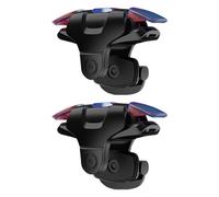 Angoily 1 Paire Mobile Trigger Controller manette pour telephone, Poignée Métallique Universelle Pour Manette De Jeu Mobile Anti-Dérapante Accessoire TéLéphone Portable Pour Joueurs