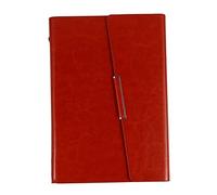 Angoily 1 Pièce Carnet Affaires Cuir PU Agenda Notepad Journal de Bord Pratique pour Bureau et