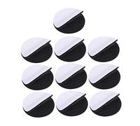 Angoily 10 Ensembles Ruban Adhésif Auto Collant Rond Boucle et Crochet de Pastilles Adhésives pour Montage et Bureau à Eau et Réutilisable