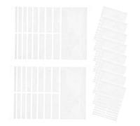 Angoily 10 Feuilles De Réducteur De Bague Pour Bagues Lâches Ajusteur De Bande En Silicone Outil De Redimensionnement Outil De Taille Invisible