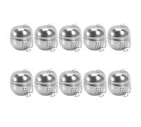Angoily 10 Pcs Boules à Thé en Acier Inoxydable Résistantes à Haute Température Filtre à Thé pour Maison et Bureau Accessoire de Filtration