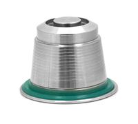 Angoily 10 pièces Anneaux Silicone Étanchéité Réutilisables pour Capsules Café Acier Inoxydable Joint de Remplacement Capsule Café Réutilisable