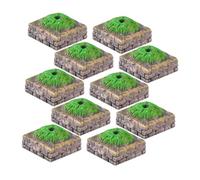 Angoily 10 Pièces Bases Arbre Miniature Modèle Décoratif pour de Table Sable DIY Décor de Scène Miniature Réaliste et Facile à Transporter