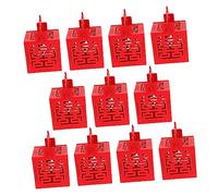 Angoily 10 Pièces Boîte à Bonbons Chinoise Creuse Boîte Mariage Portable Écologique avec Poignée Contenant Délicat pour Dragées et Petits