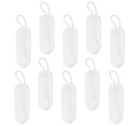 Angoily 10 pièces Brosse à Dents pour Animaux Doigtier Nylon pour Petits Chiens et Chats Nettoyage Buccal Massage des Gencives Hygiène Dentaire Pratique et Complète