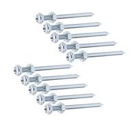 Angoily 10 Pièces Crampons pour Aérateur de Pelouse Picots Métalliques pour Aérateur de Pelouse Picots de Rechange Outil Aération pour Outils de Jardin