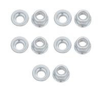 Angoily 10 Pièces Écrous à Filetage Inversé pour Lame de Tondeuse à Gazon, Accessoires de Remplacement Compatibles G45, Fixation Sécurisée et Pièces Détachées pour Entretien de Pelouse