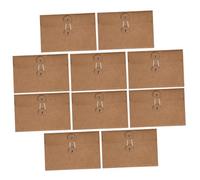 Angoily 10 pièces Enveloppes Kraft pour Invitations Mariage Rangement Cartes Lettres Multifonction Bureau Vintage