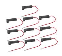 Angoily 10 Pièces Four Micro- Remplacement D'une Pièce De Micro-ondes Pièce De Réparation De Four à Micro-ondes Fusible Micro- Fusible Du Four à Micro-ondes Black Fil De Cuivre