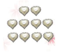 Angoily 10 Pièces Lot D'accessoires Pour Cheveux Boucle Diamant Et Ornement Formes Cœur Et Fleur Bijoux Métal Faits Main
