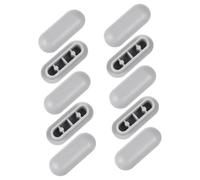 Angoily 10 pièces Lot de Damortissement pour Siège de Toilette Antidérapants Joint de Coussinet pour Bruit et Stabilité Accessoire de Remplacement pour Maison et Bureau