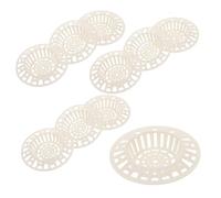 Angoily 10 Pièces Lot de Filtres Évier Plastique Antibouchage Panier Filtre Maillé Rond pour Évier Cuisine et Salle de Bain Protection Drain Polyvalente et Facile à Nettoyer