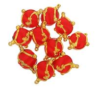 Angoily 10 Pièces Lot de Pendentifs Lanternes Rouges Chance Décoration Suspendue pour Nouvel An Lunaire Chinois Fête du Printemps
