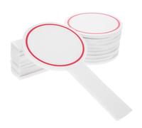 Angoily 10 PièCes Mini Tableau Tableaux Blancs Tableau Réponse Effaçable, Ardoise Notation Jury Panneau Note Jury Pancarte Main Pour Compétitions, Jeux, écoles, Enchères Réutilisable Et Portable