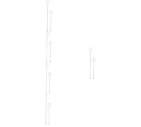Angoily 10 Pièces Outil de Passe Fil pour Couture Dispositif de Pratique pour Vêtements Sangles et Tubes Guide de Couture Inoxydable