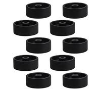 Angoily 10 Pièces Patio Heater Moving Wheels Non-slip Plastic Casters Replacement For Outdoor Heater Accessories Easy Installation Heavy-duty Support