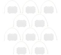 Angoily 10 Pièces Pendentifs Double-face pour Sublimation Plaques Suspendues Vierges pour Décoration DIY Surface Lisse pour Transfert Thermique Ornement Artisanal