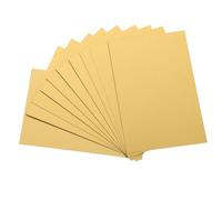 Angoily 10 Pièces Plaques Aluminium Sublimation Dorées Blanks Métalliques pour Impression Photo et Signalétique DIY Résistantes et Imperméables
