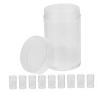 Angoily 10 Pièces Protège-Monnaie Pratique Petit Pièces De Monnaie Boites De Stockage avec Un Couvercle Conteneur De Monnaie Porte-Monnaie Cale Étui à Monnaie Professionnel PP