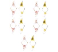 Angoily 10 Pièces Support de Lecture Transparent Résine Presse Pages Floral pour Accessoire de Lecture Pratique Couleurs Aléatoires Couleur Aléatoire