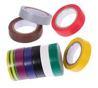 Angoily 10 Rouleaux Ruban Isolant Électrique Professionnel en Pvc, Adhésif Solide pour Câbles Automobiles, Identification Facile, 10 Rouleaux pour Électricien et Réparation Intérieure