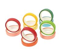 Angoily 10 Rouleaux Ruban Washi Masking Tape Arc Ciel Papier Adhésif Coloré pour Scrapbooking Diy Décoration Cadeau