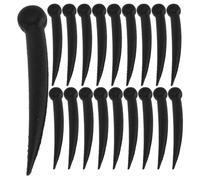 Angoily 100 Becs d'oiseaux en Plastique Noir Réalistes Accessoires de Becs pour Peluches et Créations DIY Pièces pour Fabrication de Moineaux et Pigeons en Arts et Artisanat