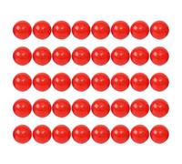 Angoily 100 Boules de Loterie en Plastique 3 CM Ouvertes Rouge Accessoires Festifs pour Tirage Sort Jeux de Société et Activités de Fête Pack de 100 Pièces pour Événements et