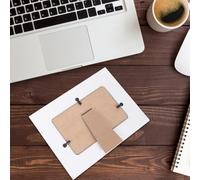 Angoily 100 Clips de Fixation pour Cadre Photo Plaques Arrière en Fer Boutons Tournants Vis Accessoires d'Encadrement Pratiques pour Loisirs Créatifs et Fixation Solide des Fonds de