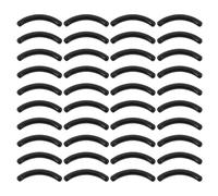 Angoily 100 Coussinets de Rechange en Silicone Souple Noirs pour Recourbe-Cils - Recharges Universelles Compatibles - Protections Douces et Flexibles pour Usage Professionnel et Quotidien