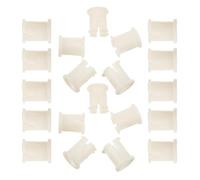 Angoily 100 Embouts de Roulettes en Plastique pour Tiges de Chaise de Bureau - Manchons de Tige de Roulette - Couvre-Pieds Robustes - Lot de 100 - Compatibles Meubles et Chaises