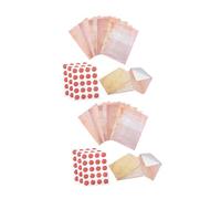 Angoily 100 Ensembles Lot Papier à Lettre Vintage Ligné avec Enveloppes Kraft et Stickers Papier Écriture Décoratif Rétro pour Lettres Manuscrites Ensemble Papeterie Classique et Élégant