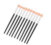 Angoily 100 Mini Pinceaux Éponges Estompeurs 113 CM Manche Noir Aluminium Applicateurs Peinture Acrylique pour Loisirs Créatifs Détails Fins Encre et Modélisme Outils DIY Artistiques
